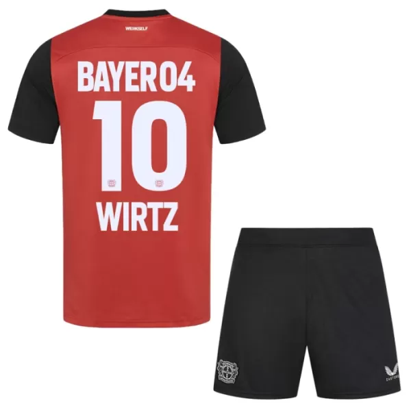 Fotbalové Dresy Bayer 04 Leverkusen Florian Wirtz 10 Dětské Domácí 2024-25