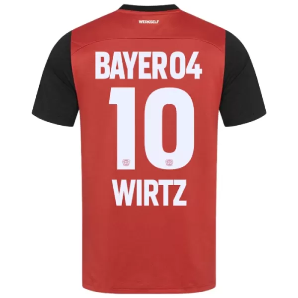 Fotbalové Dresy Bayer 04 Leverkusen Florian Wirtz 10 Dětské Domácí 2024-25