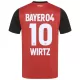 Fotbalové Dresy Bayer 04 Leverkusen Florian Wirtz 10 Dětské Domácí 2024-25
