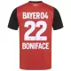 Fotbalové Dresy Bayer 04 Leverkusen Victor Boniface 22 Domácí 2024-25
