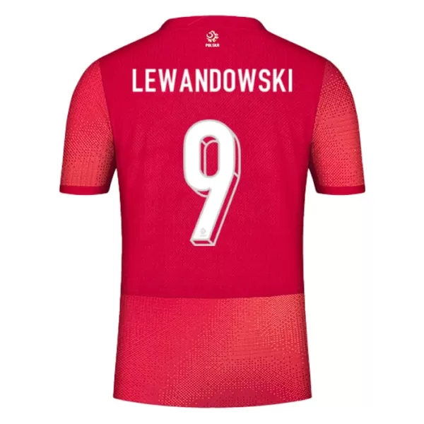 Fotbalové Dresy Polsko Robert Lewandowski 9 Venkovní ME 2024