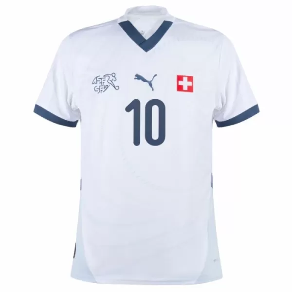 Fotbalové Dresy Švýcarsko Xhaka 10 Venkovní ME 2024