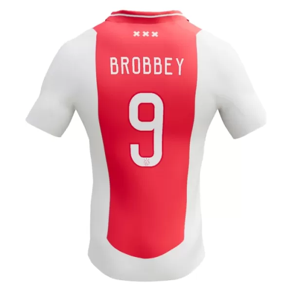 Fotbalové Dresy Ajax Amsterdam Brian Brobbey 9 Dětské Domácí 2024-25