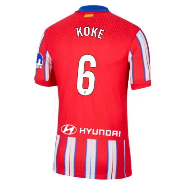 Fotbalové Dresy Atlético Madrid Koke 6 Dětské Domácí 2024-25