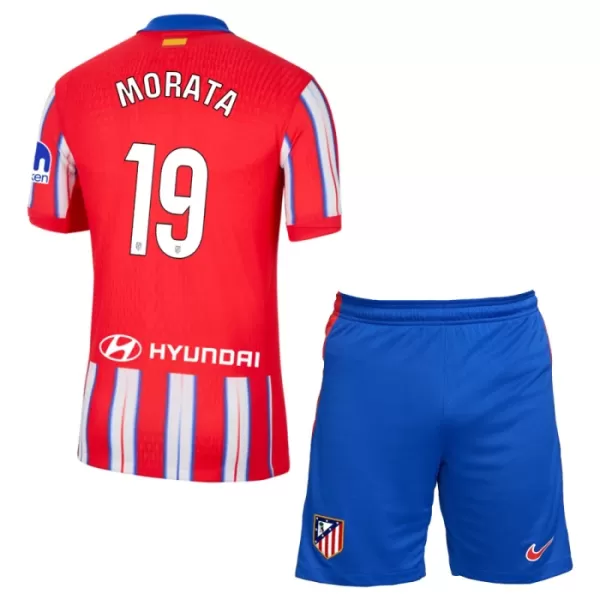 Fotbalové Dresy Atlético Madrid Morata 19 Dětské Domácí 2024-25