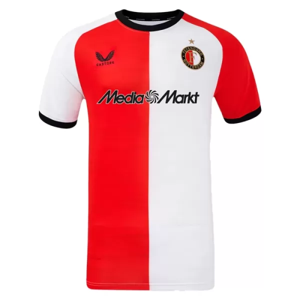 Fotbalové Dresy Feyenoord Rotterdam Santiago Gimenez 29 Dětské Domácí 2024-25