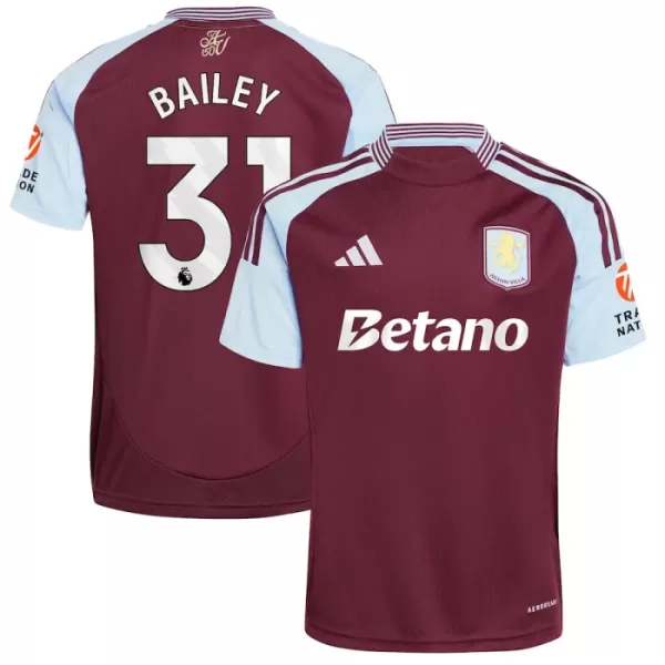 Fotbalové Dresy Aston Villa Bailey 31 Domácí 2024-25