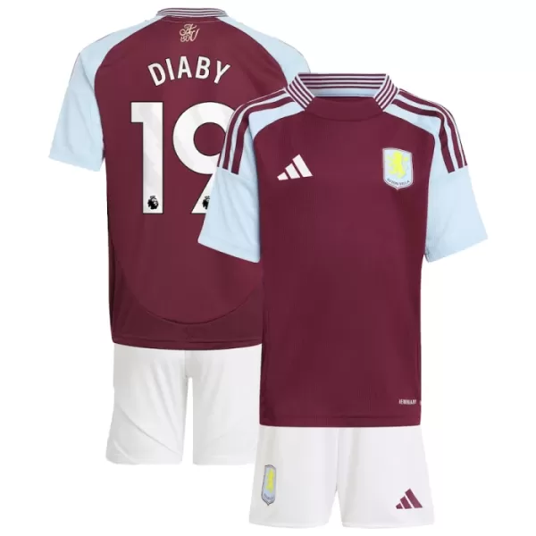 Fotbalové Dresy Aston Villa Diaby 19 Dětské Domácí 2024-25