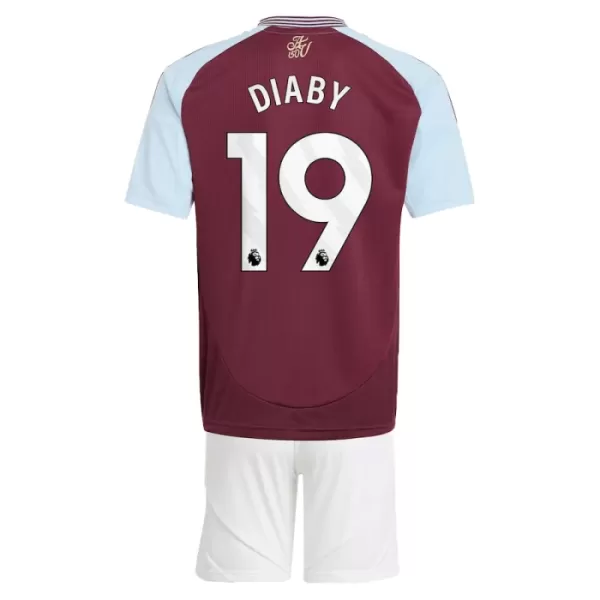 Fotbalové Dresy Aston Villa Diaby 19 Dětské Domácí 2024-25