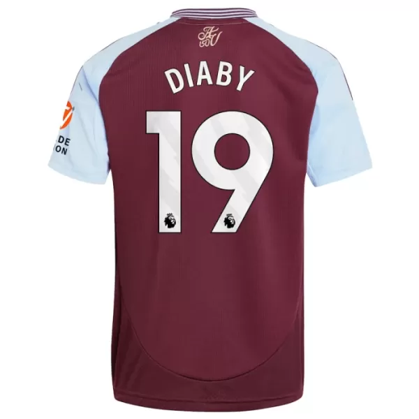 Fotbalové Dresy Aston Villa Diaby 19 Domácí 2024-25