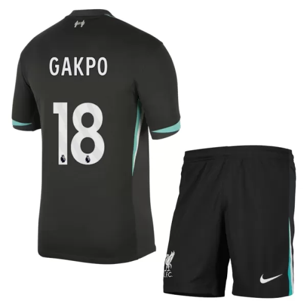 Fotbalové Dresy Liverpool FC Cody Gakpo 18 Dětské Venkovní 2024-25