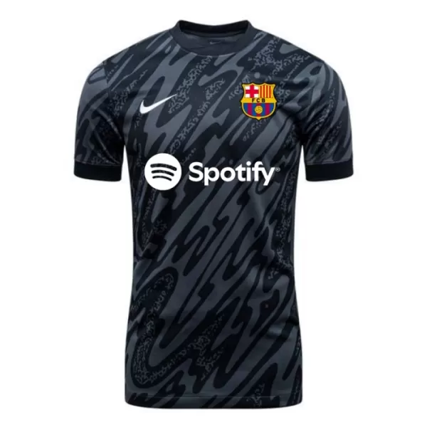 Brankářské Fotbalové Dresy FC Barcelona 2024-25 Černá