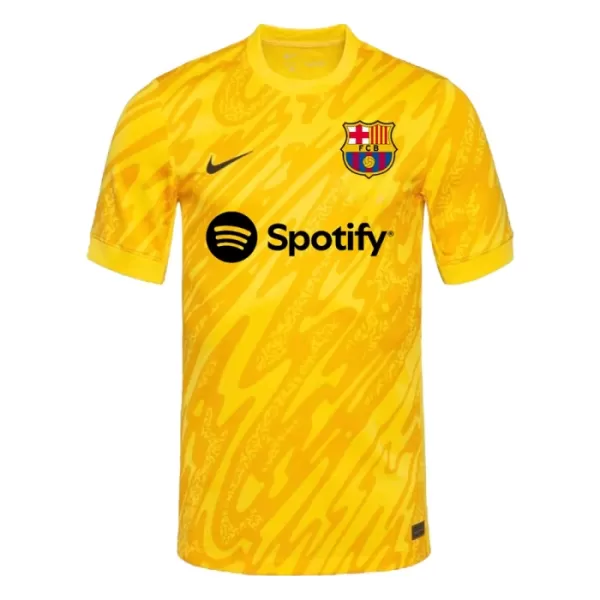 Brankářské Fotbalové Dresy FC Barcelona Dětské Venkovní 2024-25