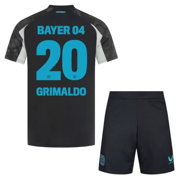 Fotbalové Dresy Bayer 04 Leverkusen Alejandro Grimaldo 20 Dětské Alternativní 2024-25