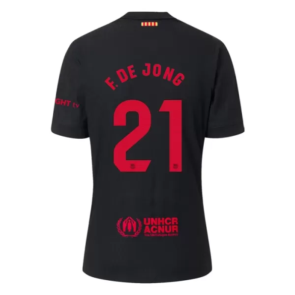 Fotbalové Dresy FC Barcelona Frenkie de Jong 21 Venkovní 2024-25