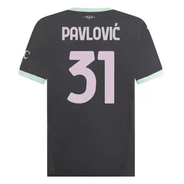 Fotbalové Dresy AC Milán Pavlovic 31 Alternativní 2024-25