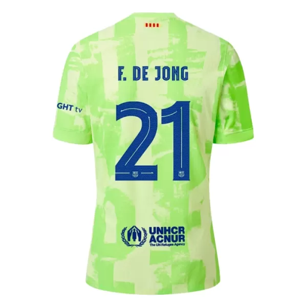 Fotbalové Dresy FC Barcelona Frenkie de Jong 21 Alternativní 2024-25