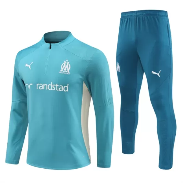 Olympique de Marseille Teal Version Tréninkové Teplákové Soupravy 2024-25