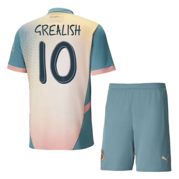 Fotbalové Dresy Manchester City Jack Grealish 10 Dětské Čtvrtý 2024-25