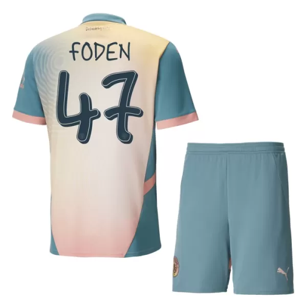 Fotbalové Dresy Manchester City Phil Foden 47 Dětské Čtvrtý 2024-25