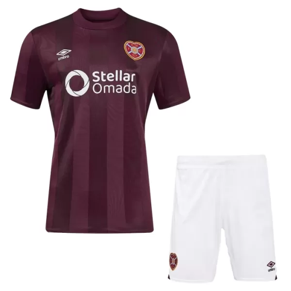 Fotbalové Dresy Heart of Midlothian Dětské Domácí 2024-25