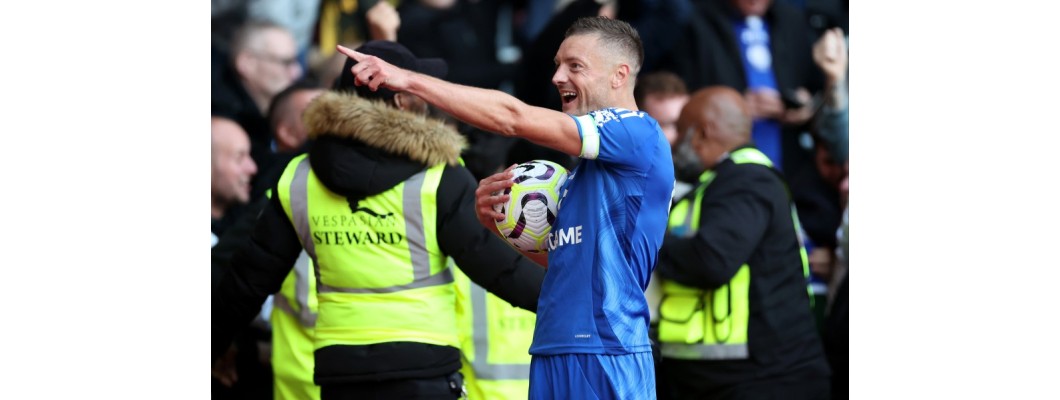 Jamie Vardy je hrdina v srdcích fanoušků Leicester City